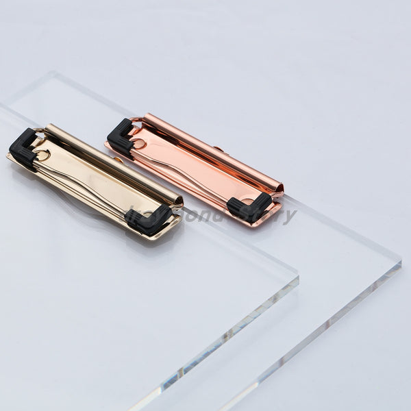 Acrylic Clipboard (Gold,Rose gold)