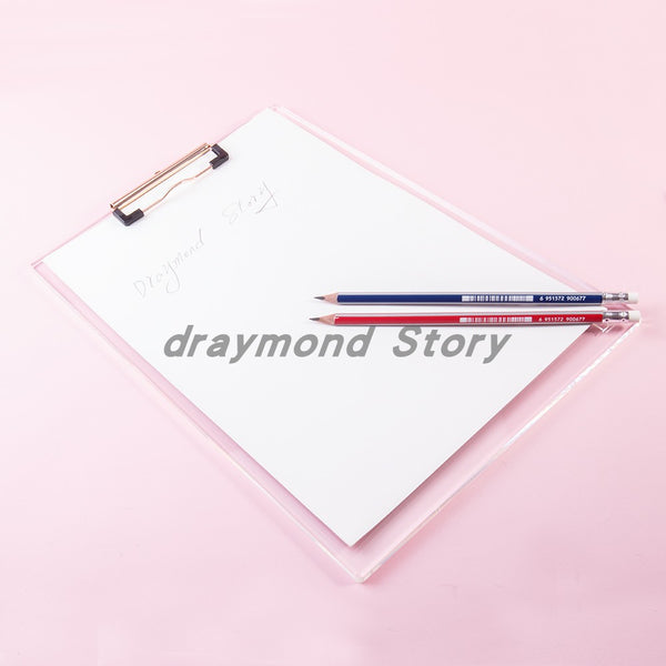 Acrylic Clipboard (Gold,Rose gold)